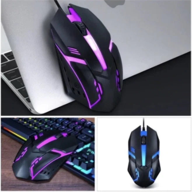 ALFA JX-M20 Mouse Gamer USB com LED RGB