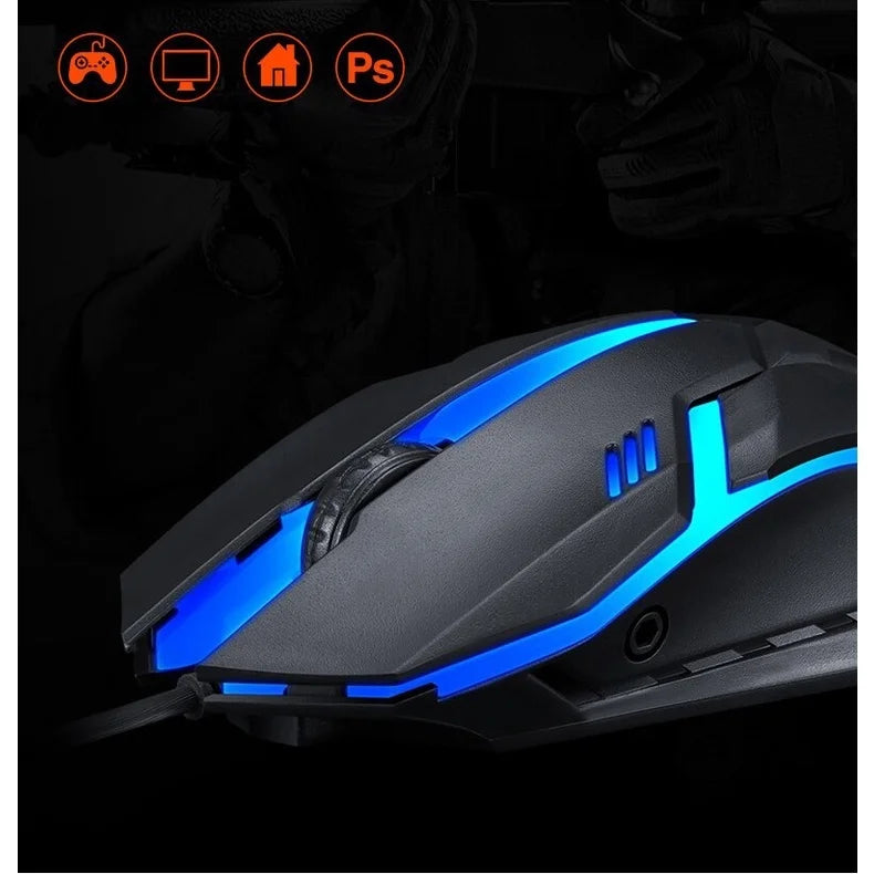 ALFA JX-M20 Mouse Gamer USB com LED RGB